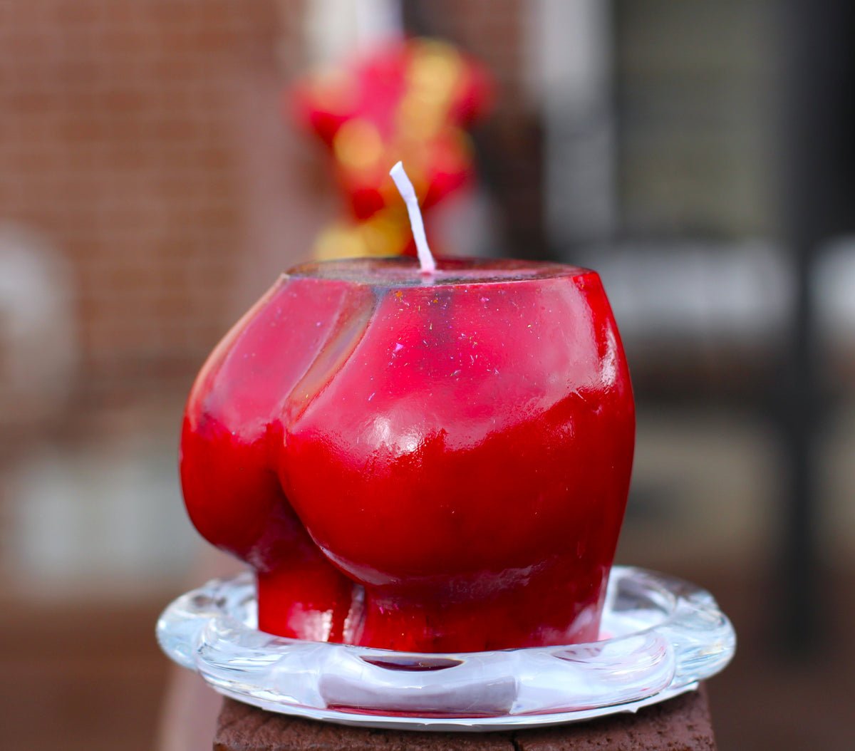 Booty Candle Red Peach