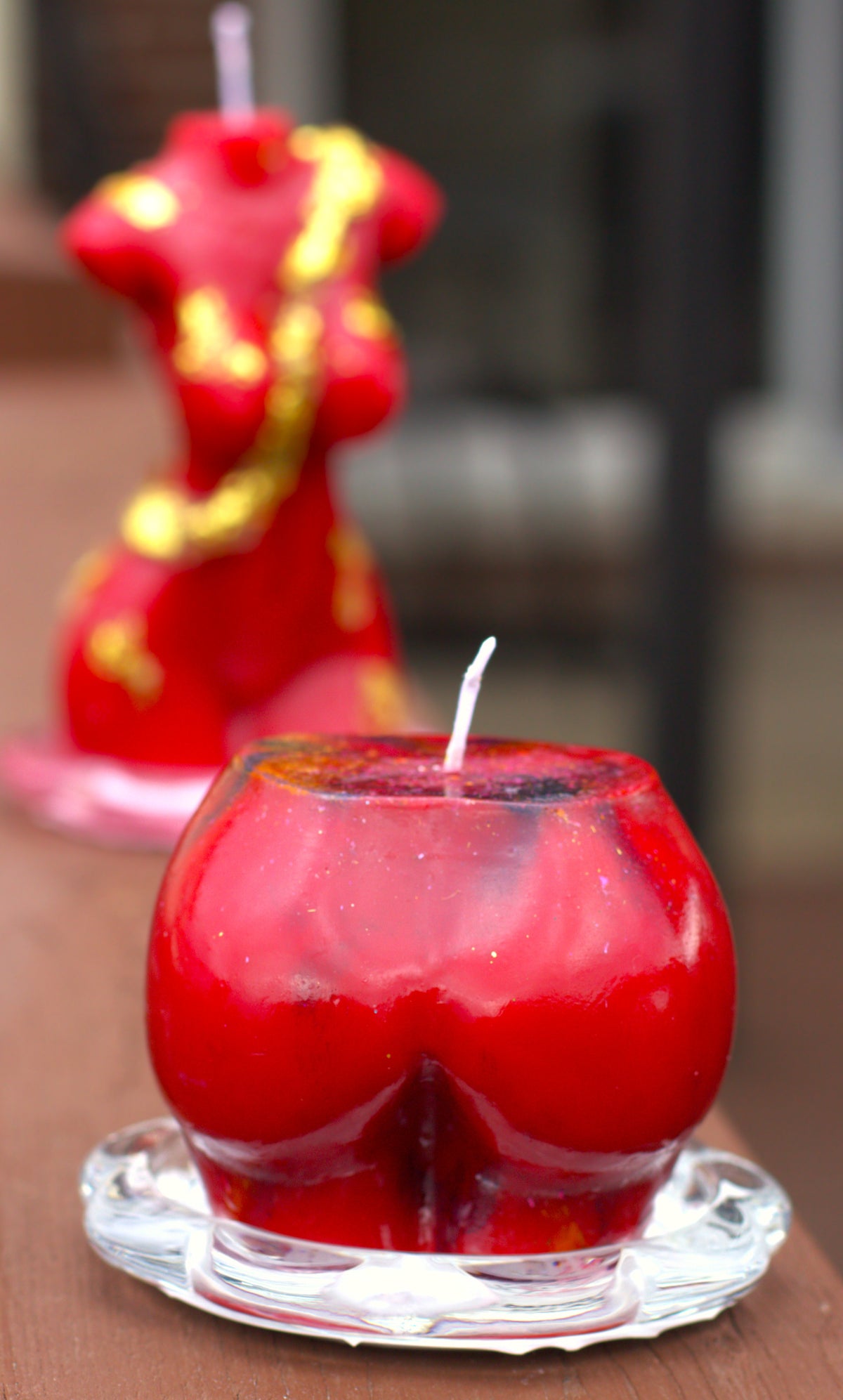 Booty Candle Red Peach