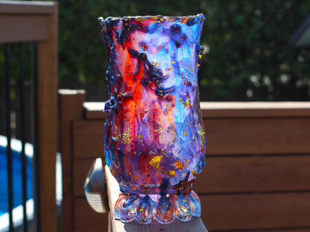 Cosmic Lava Art Vase