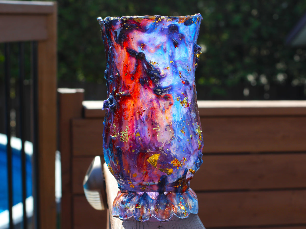 Cosmic Lava Art Vase
