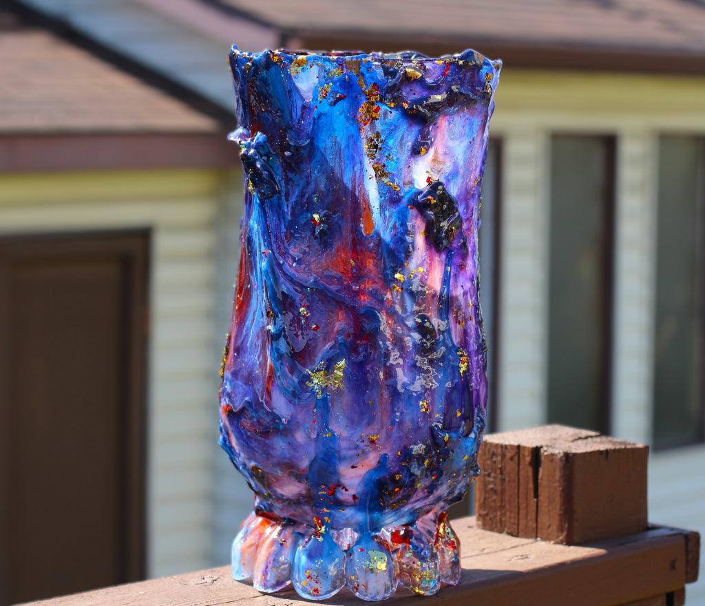 Cosmic Lava Art Vase