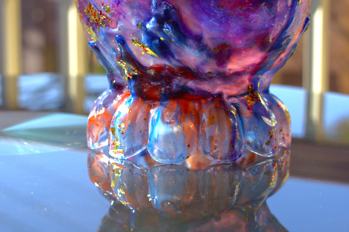 Cosmic Lava Art Vase